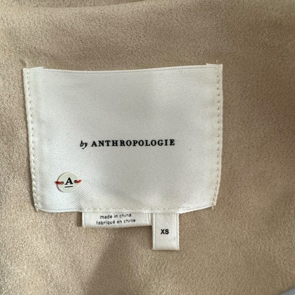 Anthropologie - Crop Moto Micro-Suede Jacket Sz XS - Picture 10 of 12